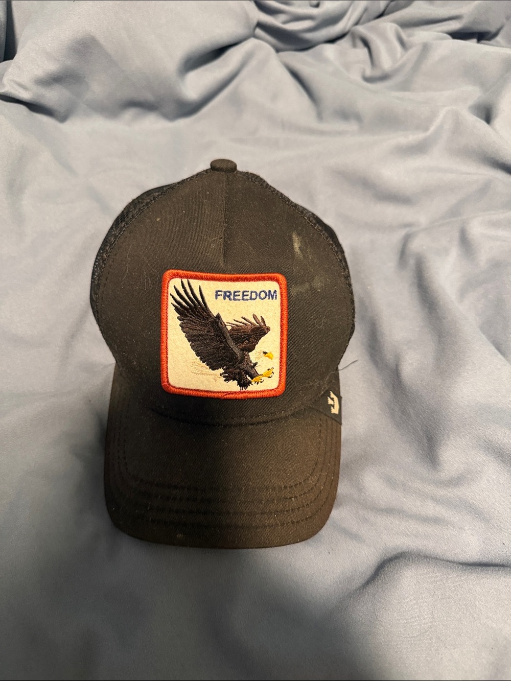 Freedom Eagle Patch Black Men's Baseball Cap